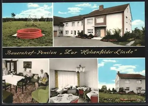 AK Bühne /Westf., Bauernhof-Pension Zur Hohenfelder Linde