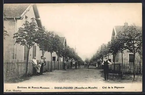 AK Dieulouard, Cité de la Pépinière, Blick in den Ort