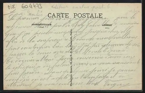AK Plailly, Rue de Paris