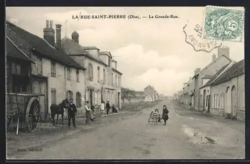 AK La Rue-Saint-Pierre, La Grande Rue