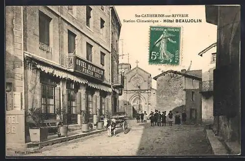 AK Sainte-Catherine-sur-Riverie, Hotel Beaujolin