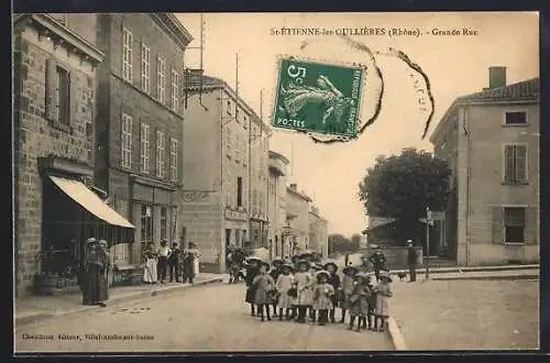 AK Saint-Étienne-des-Oullières, Grande Rue