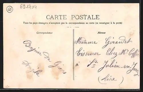 AK Givors, Rue de Belfort et Grande Rue, Strassenpartien