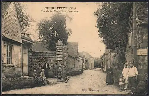 AK Pierrefitte, Rue de la Neuville à Beauvais