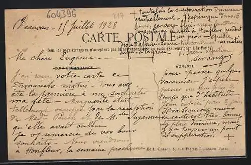 AK Pierrefitte, Rue de la Neuville à Beauvais