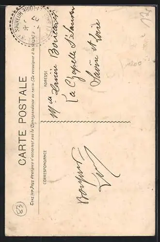 AK Besse, La Grande Rue, Strassenpartie