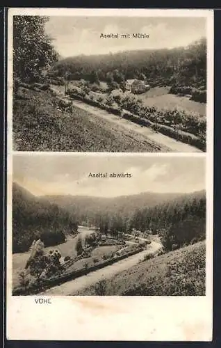 AK Vöhl, Aseltal mit Mühle