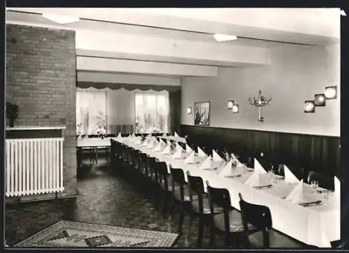 AK Levern /Krs. Lübbecke, Kurhotel Heidsiek, Innenansicht