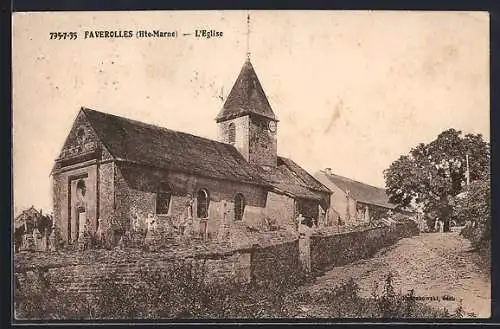 AK Faverolles /Hte-Marne, L`Église