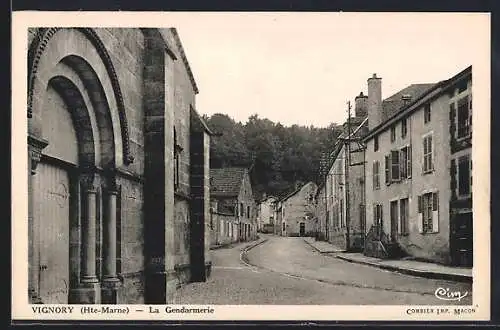 AK Vignory /Hte-Marne, La Gendarmerie