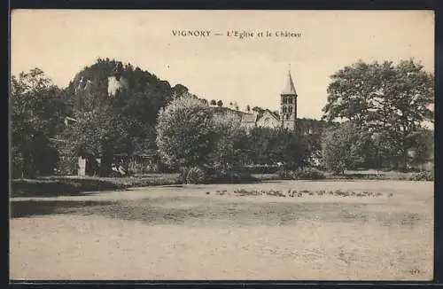 AK Vignory, L`Église et le Château