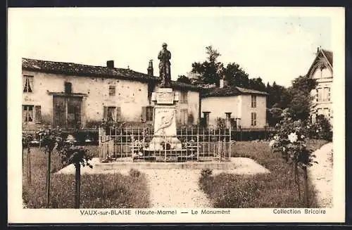 AK Vaux-sur-Blaise /Haute-Marne, Le Monument