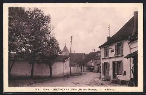 AK Sexfontaines /Haute-Marne, La Place