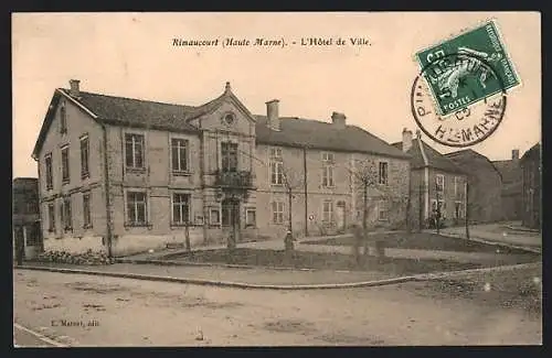 AK Rimaucourt /Haute-Marne, L`Hôtel de Ville