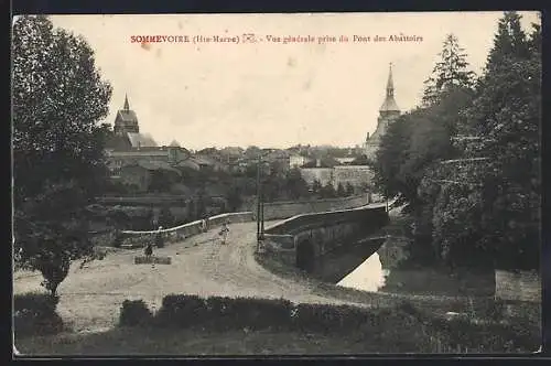 AK Sommevoire /Hte-Marne, Vue générale prise du Pont des Abattoirs