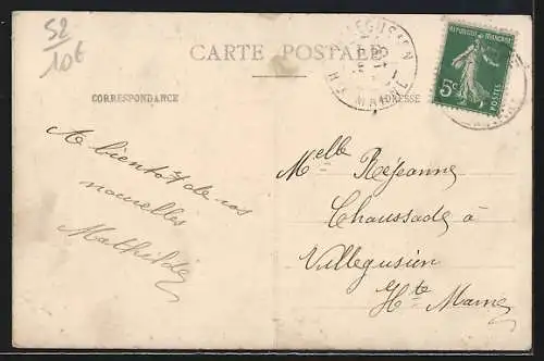 AK Sommevoire /Hte-Marne, Vue générale prise du Pont des Abattoirs