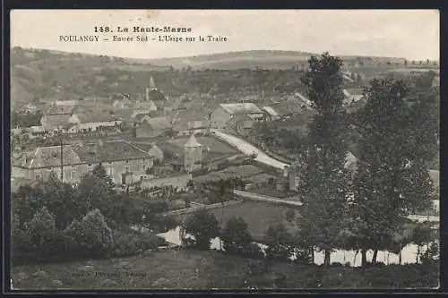 AK Poulangy /Haute-Marne, Entrée Sud, L`Usine sur la Traire