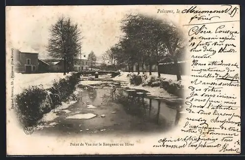 AK Poissons, Point de vue sur le Rongeant en hiver