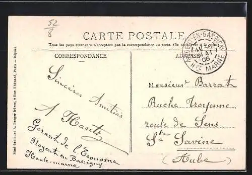 AK Nogent-en-Bassigny, Panorama de Côte taillée