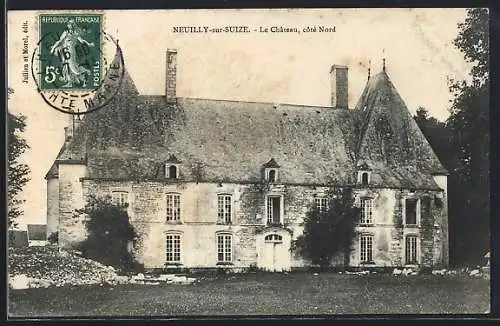 AK Neuilly-sur-Suize, Le Château, côté Nord