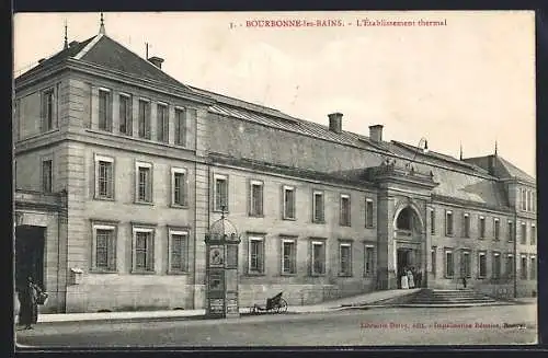 AK Bourbonne-les-Bains, L`Établissement thermal