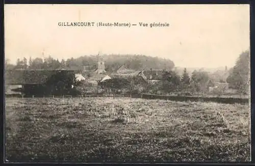 AK Gillancourt /Haute-Marne, Vue générale