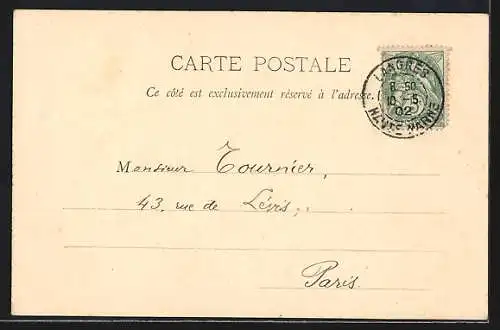 AK Langres, Vue générale sur la campagne environnante