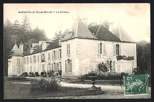 AK Maranville /Haute-Marne, Le Château