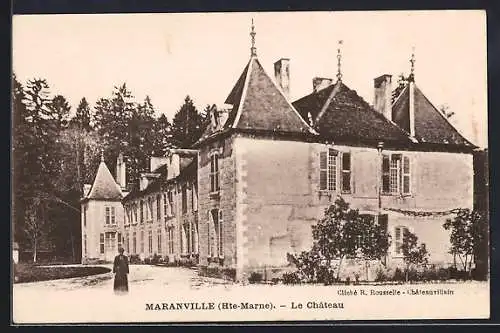 AK Maranville /Hte-Marne, Le Château
