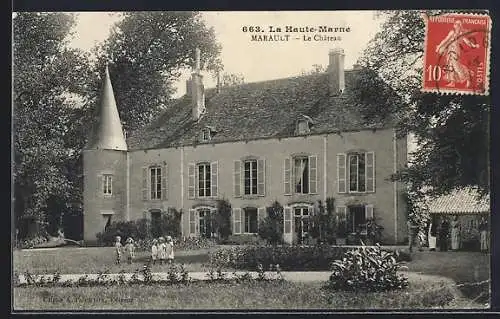 AK Marault /Haute-Marne, Le Château et jardin avec enfants