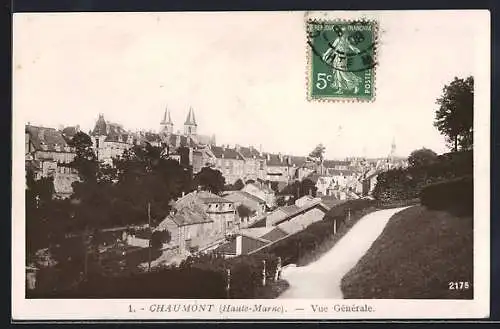 AK Chaumont /Haute-Marne, Vue Générale