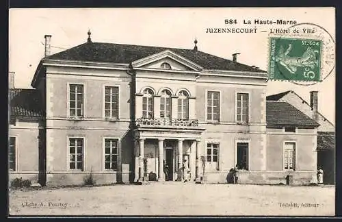 AK Juzennecourt /La Haute-Marne, L`Hôtel de Ville