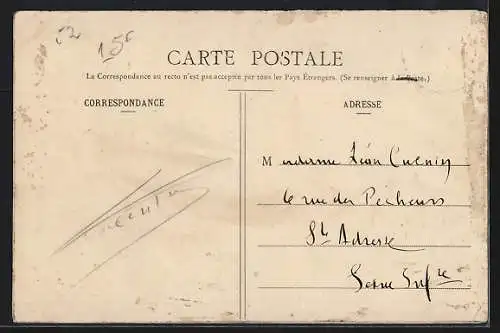 AK Langres, Vue cavalière de la Ville prise en ballon militaire, Défense de Langres, Manoeuvres de siège, 1906