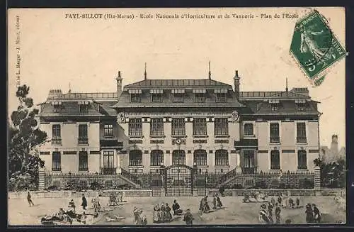 AK Fayl-Billot /Hte-Marne, École Nationale d`Horticulture et de Vannerie, Plan de l`École