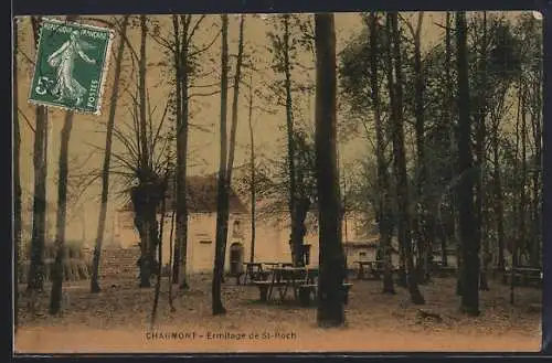 AK Chaumont, Ermitage de St-Roch dans la forêt