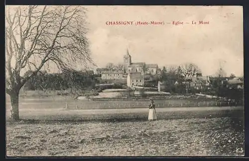 AK Chassigny /Haute-Marne, Église, Le Mont