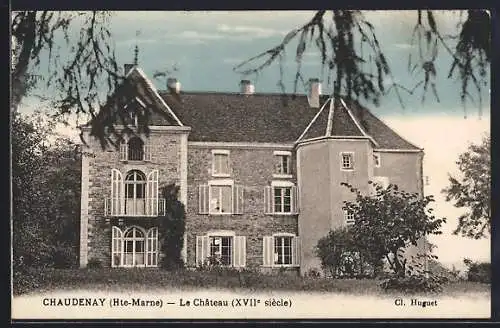 AK Chaudenay /Hte-Marne, Le Château, XVIIe siècle
