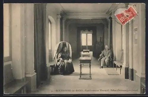 AK Bourbonne-les-Bains, Établissement thermal, Salon d`attente, 1re Classe