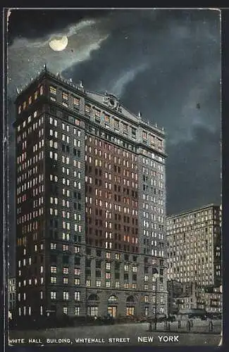 AK New York, NY, White Hall Building, Whitehall Street