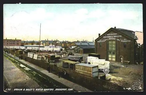 AK Bridgeport, CT, Barnum & Bailey`s Winter Quarters