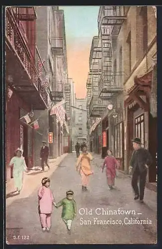 AK San Francisco, CA, Old Chinatown
