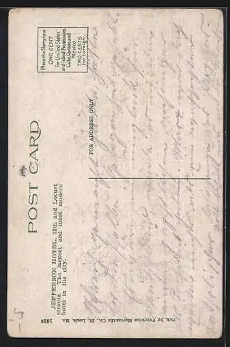 AK St. Louis, MO, Jefferson Hotel