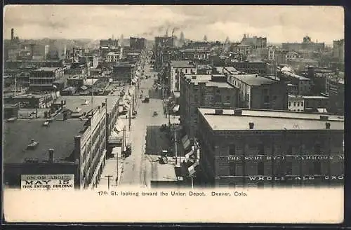 AK Denver, CO, St. looking toward the Union Depot