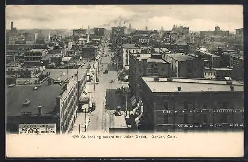 AK Denver, CO, St. looking toward the Union Depot