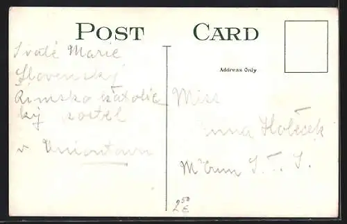 AK Uniontown, PA, St. Mary`s Slavish Roman Catholic Church and Parish House