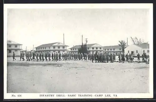 AK Camp Lee, VA, Infantry Drill, Basic Training