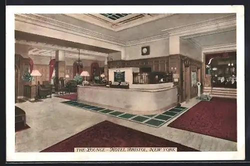AK New York, NY, Hotel Bristol, The Lounge