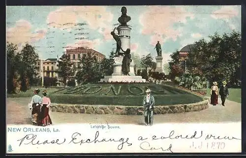 AK New Orleans, LA, Lafayette Square
