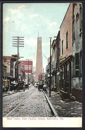 AK Baltimore, MD, Shot Tower, East Fayette Street