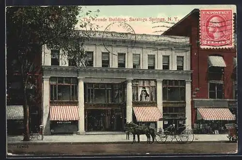 AK Saratoga, NY, The Arcade Building